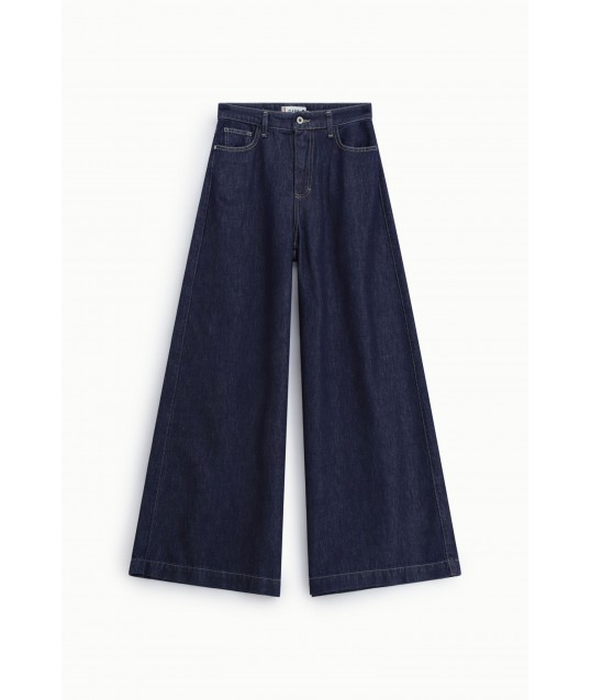 Jeans A Gamba Larga Con Cinque Tasche Please