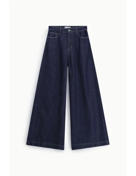 Wide-Leg Jeans with Five Pockets Please