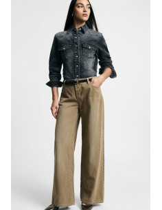 Regular-Fit Palazzo Trousers with Five Pockets – Please - Vestiti F...