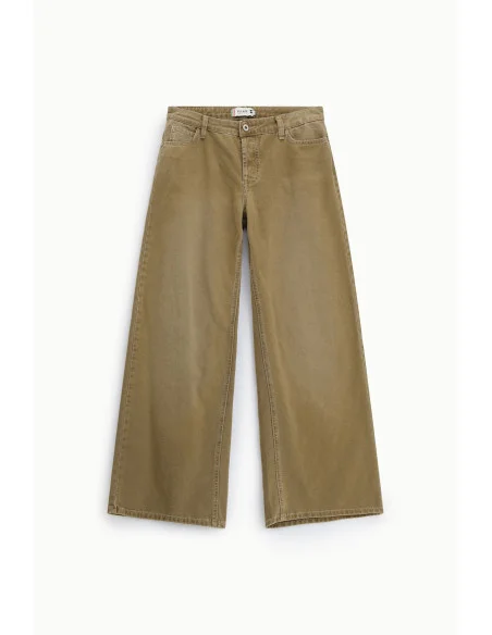 Pantaloni Palazzo Vita Regular Con Cinque Tasche Please