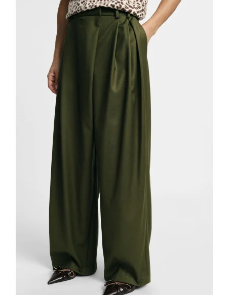 Pantaloni Palazzo Vita Alta Con Pinces Please
