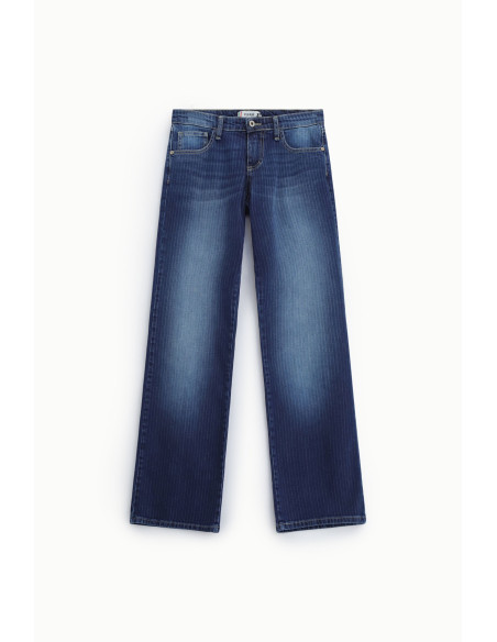 Wide-leg jeans with a faded effect – Please - Vestiti Firmati Life ...