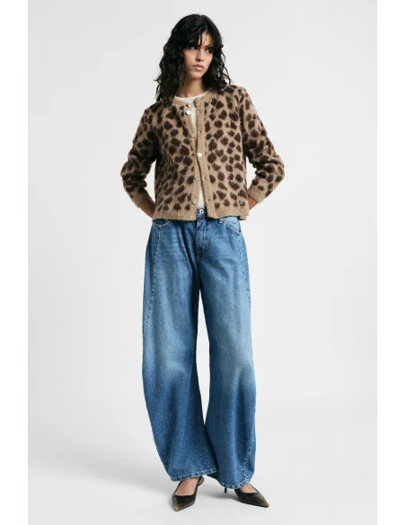 Wide-Leg Jeans with Front Pleats Please