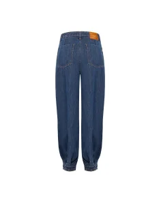 Jeans Baloon Con Pinces E Bottoni Alle Caviglie Rinascimento 2