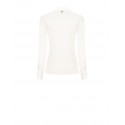 Rinascimento Fitted, Waist-Defining Cotton Shirt with Concealed Buttons