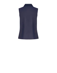 Blouse cintrée en georgette avec petit nœud et détail bijou « Rinascimento » 2
