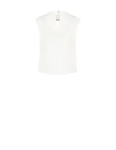 Blouse sans manches à col montant et détail bijou « Rinascimento » 2