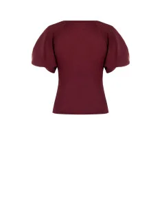 Top Sfiancato In Neoprene Con Maniche A Palloncino Rinascimento 2