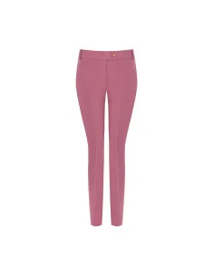 Pantalon droit en tissu technique avec bouton arborant le logo Rinascimento