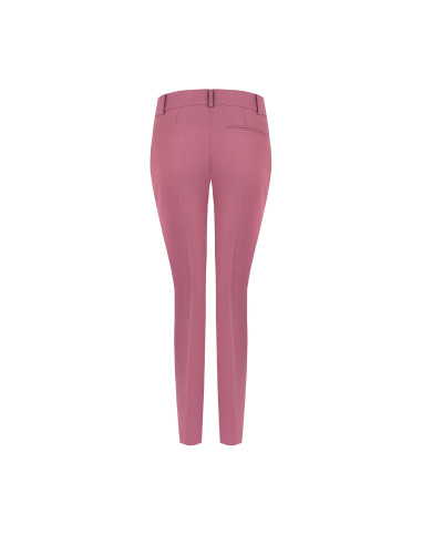 Pantalon droit en tissu technique avec bouton arborant le logo Rinascimento