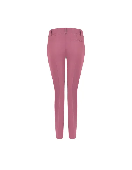 Pantaloni Dritti In Tessuto Tecnico Con Bottone Logo Rinascimento