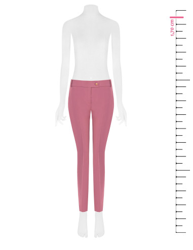 Pantalon droit en tissu technique avec bouton arborant le logo Rinascimento