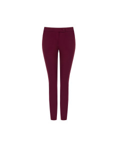 Pantalon skinny en crêpe scuba avec bouton assorti « Rinascimento »