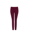Pantalon skinny en crêpe scuba avec bouton assorti « Rinascimento »