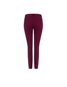 Pantaloni Skinny In Scuba Crepe Con Bottone Coordinato Rinascimento 2