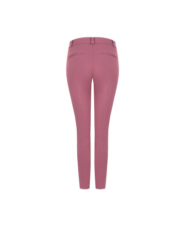 Pantalon skinny en crêpe scuba avec bouton assorti « Rinascimento »