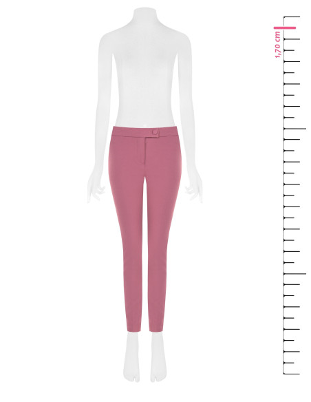 Pantalon skinny en crêpe scuba avec bouton assorti « Rinascimento »