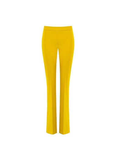 Rinascimento Technical Fabric Cigarette Trousers with Side Zip