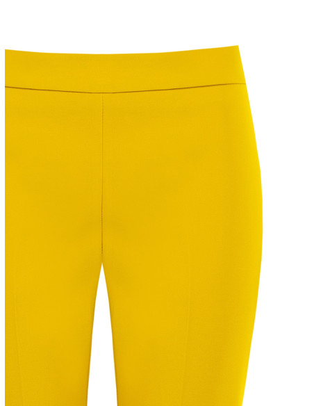 Rinascimento Technical Fabric Cigarette Trousers with Side Zip