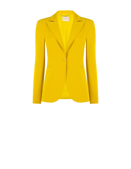 Rinascimento Fitted Blazer Jacket in Technical Fabric