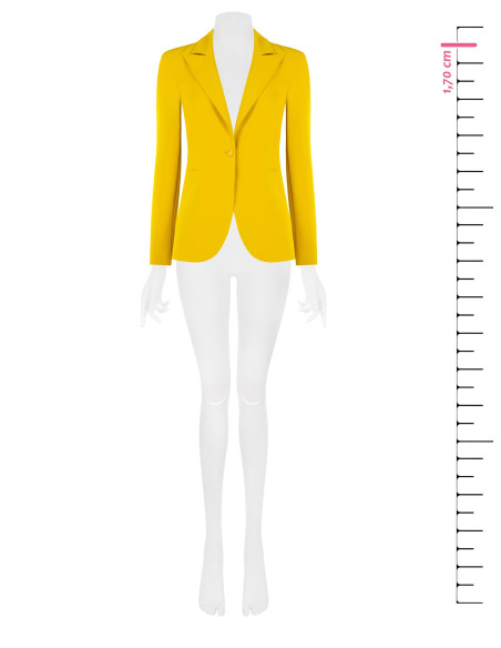 Rinascimento Fitted Blazer Jacket in Technical Fabric