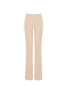 Pantalon évasé en tissu technique avec fermeture éclair latérale « Rinascimento »