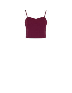 Rinascimento Technical Fabric Bustier Crop Top
