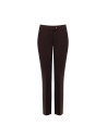Pantalon cigarette en tissu technique avec bouton arborant le logo Rinascimento