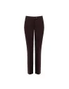 Pantalon cigarette en tissu technique avec bouton arborant le logo Rinascimento