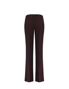 Straight-leg Scuba Crepe Trousers with Elasticated Waistband by Rinascimento 2