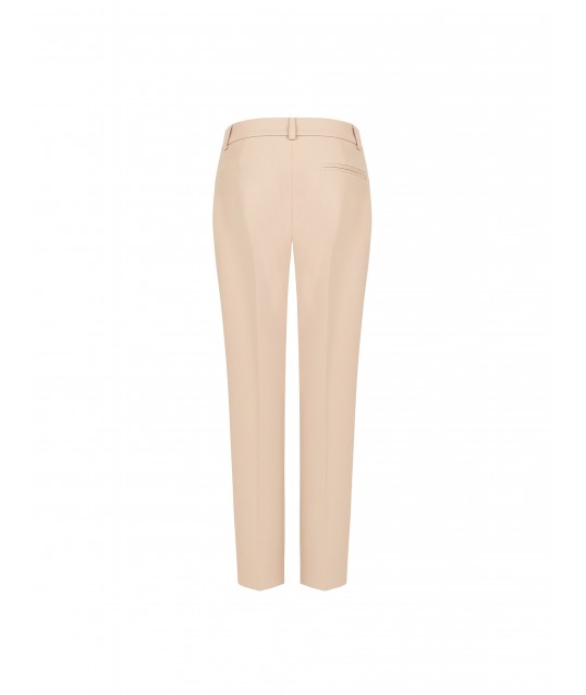 Scuba Crepe Cigarette Trousers with Matching Button by Rinascimento