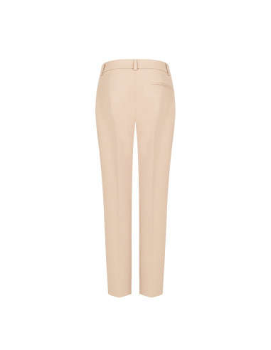 Pantaloni A Sigaretta In Scuba Crepe Con Bottone Coordinato Rinascimento