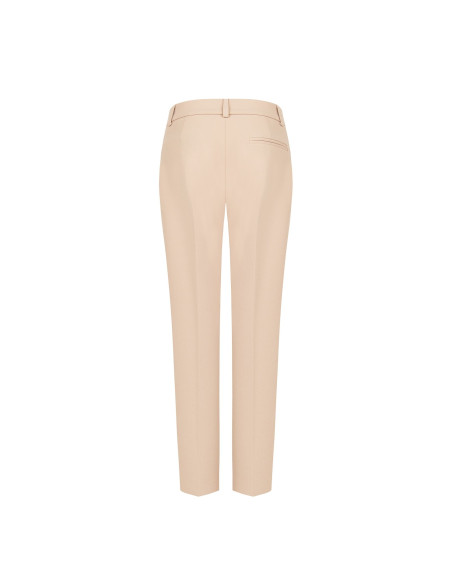 Scuba Crepe Cigarette Trousers with Matching Button by Rinascimento