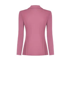 Ciacca Balzer, Flared Cadi Fabric Jacket with Tone-on-Tone Metal Buttons, Rinascimento 2