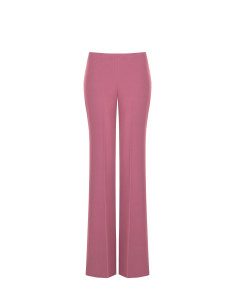 Pantalon large et évasé en tissu cadi, sans poches, Rinascimento