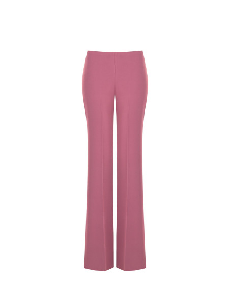 Wide, flared trousers in cadi fabric without pockets by Rinascimento