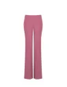 Pantalon large et évasé en tissu cadi, sans poches, Rinascimento