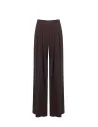 Pantalon palazzo en tissu Cadi avec doubles pinces « Rinascimento »