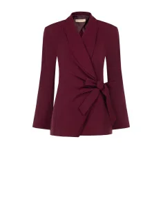 Veste blazer croisée en tissu Cadi Rinascimento
