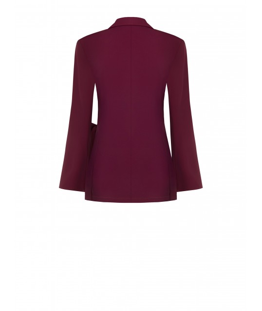 Cadi Rinascimento Fabric Wrap-Around Blazer Jacket