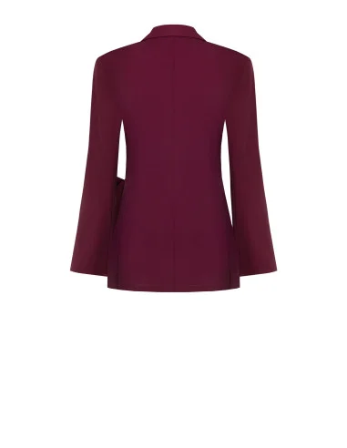 Veste blazer croisée en tissu Cadi Rinascimento