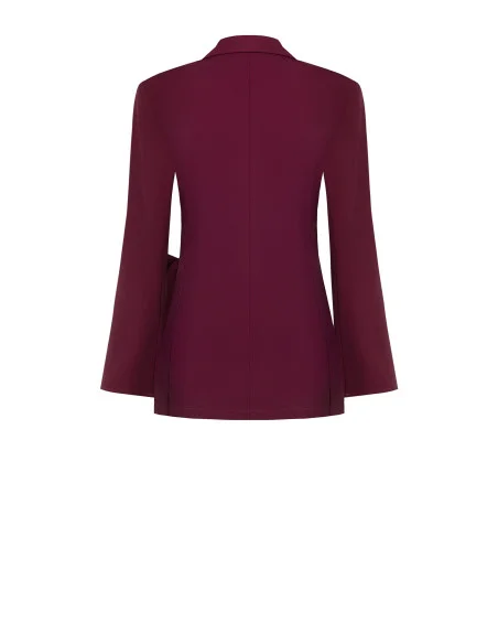 Veste blazer croisée en tissu Cadi Rinascimento