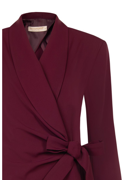 Veste blazer croisée en tissu Cadi Rinascimento