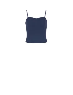 Crop top bustier en tissu Cadi Rinascimento
