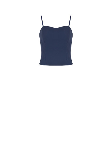 Crop Top Bustier In Tessuto Cadi Rinascimento