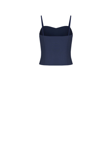 Crop top bustier en tissu Cadi Rinascimento