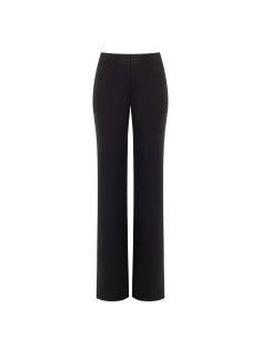 Straight-leg ‘In Punto Milano’ trousers without pockets, with a side zip – Rinascimento