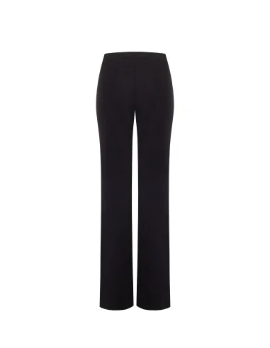 Pantalon droit « In Punto Milano » sans poches, avec fermeture éclair latérale « Rinascimento »