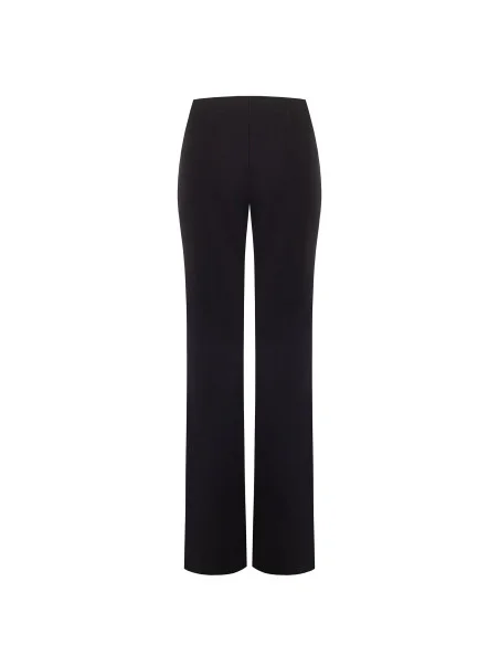 Pantalon droit « In Punto Milano » sans poches, avec fermeture éclair latérale « Rinascimento »