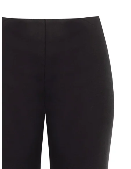Straight-leg ‘In Punto Milano’ trousers without pockets, with a side zip – Rinascimento